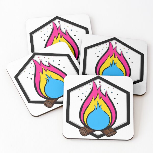 Item preview, pansexual campfire designed and sold by quirknwhimsy.