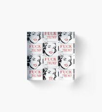 Fuck Trump - Retro Acrylic Block