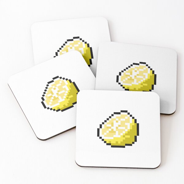 Item preview, Pixel Lemon Slice - pixel food art designed and sold by LittleFoodShop.