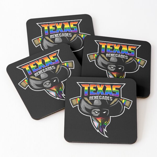 Aperçu de l'œuvre Logo de la fierté des renégats du Texas créée et vendue par SHL-Hockey.
