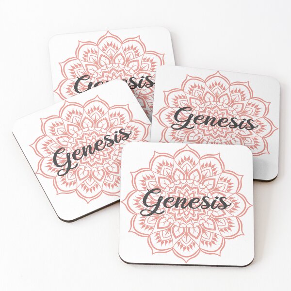Item preview, Burnt Coral Mandala Personalized Name - Genesis designed and sold by MysticMagpie.
