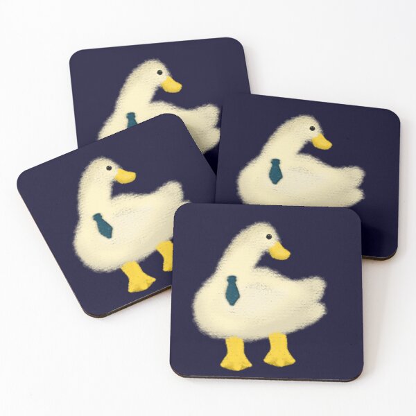 Item preview, cute duck with a tie designed and sold by Jelysdesings.