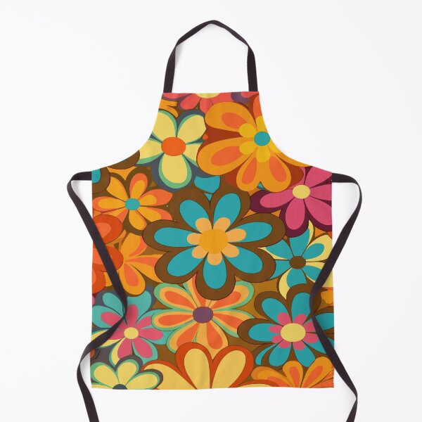 Item preview, A pattern with flowers in retro colors designed and sold by ColorDesign38.
