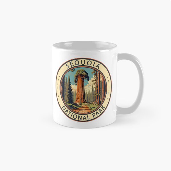 Item preview, Sequoia National Park Illustration Travel Art designed and sold by KrisSidDesigns.