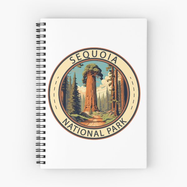 Item preview, Sequoia National Park Illustration Travel Art designed and sold by KrisSidDesigns.