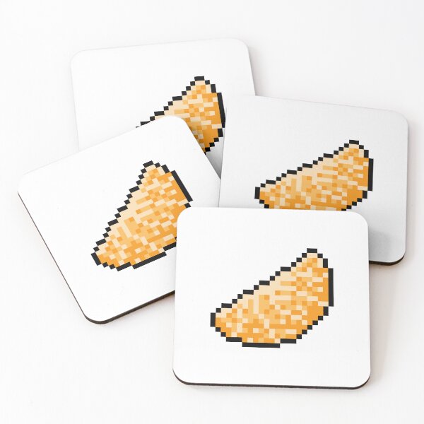 Item preview, Pixel Mandarin Slice - pixel food art designed and sold by LittleFoodShop.