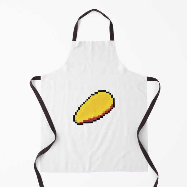 Item preview, Pixel Mango Slice - pixel food art designed and sold by LittleFoodShop.
