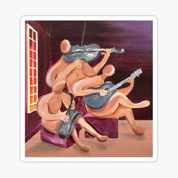 Jazz Trio Sticker