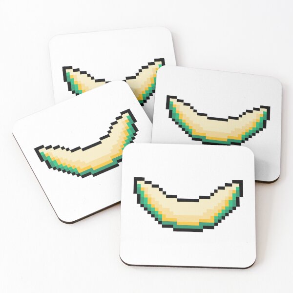 Item preview, Pixel Melon Slice - pixel food art designed and sold by LittleFoodShop.