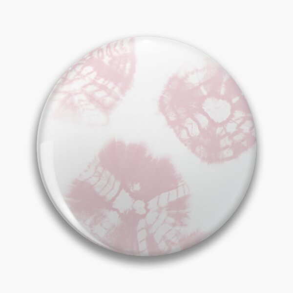 Item preview, Shibori Kumo tie dye soft pink dots over white designed and sold by marufemia.