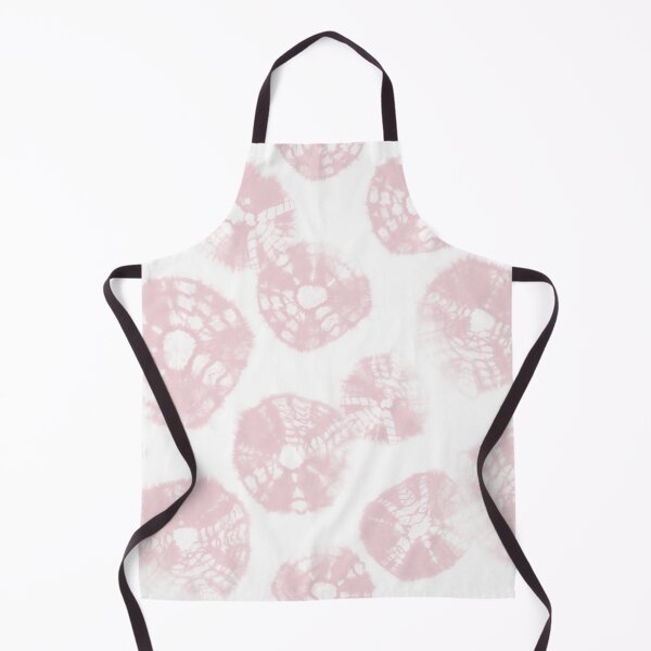 Item preview, Shibori Kumo tie dye soft pink dots over white designed and sold by marufemia.