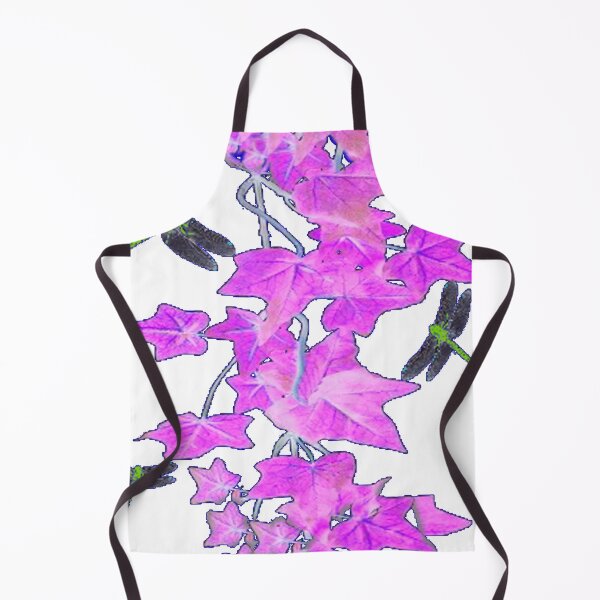 Item preview, LILAC PURPLE IVY VINE BLACK DRAGONFLIES PATTERN ART designed and sold by sharlesart.