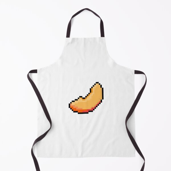 Item preview, Pixel Nectarine Slice - pixel food art designed and sold by LittleFoodShop.