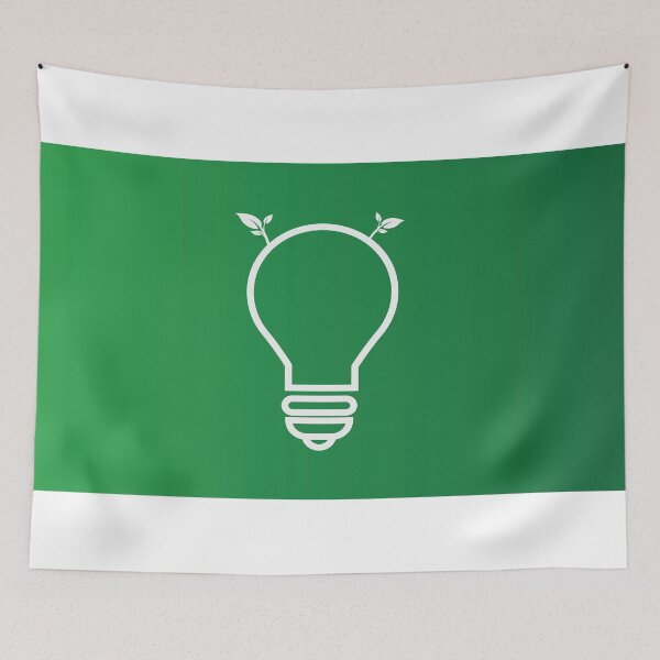 Item preview, Shining Sustainability - Green Lightbulb designed and sold by wa2022.
