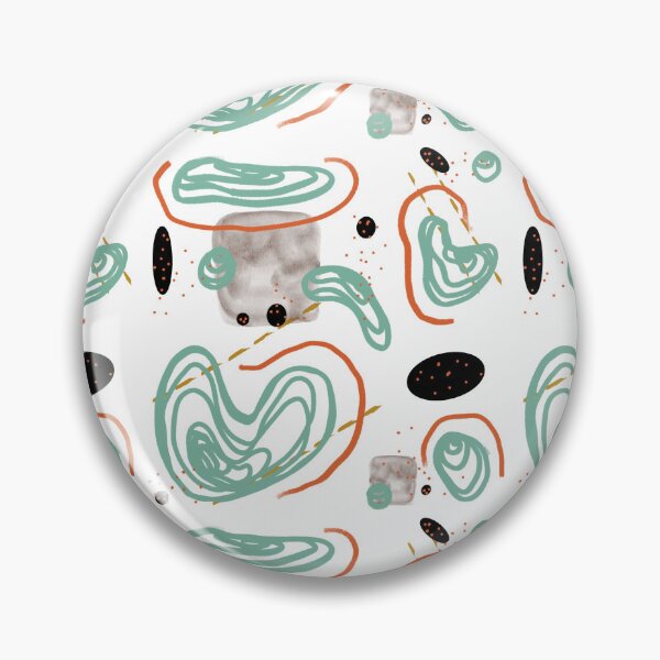 Item preview, Blue orange smooth lines abstract movement pattern designed and sold by Yana Mustafina | Boho Soulful Designs.