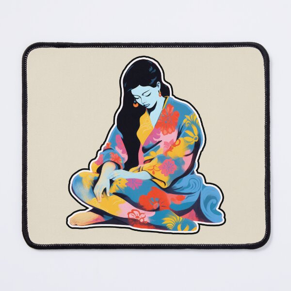 Item preview, Geisha with hair down sticker designed and sold by AnotherJapan.