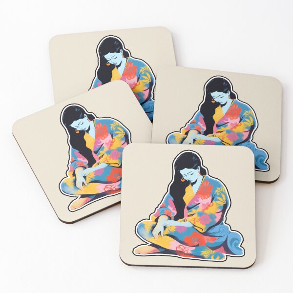 Item preview, Geisha with hair down sticker designed and sold by AnotherJapan.