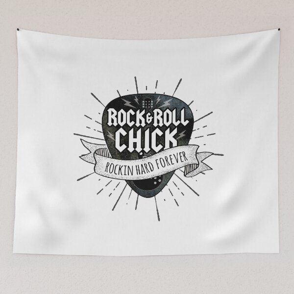 Item preview, Rock And Roll Chick Grunge Guitar Pick designed and sold by SunnyStreet.