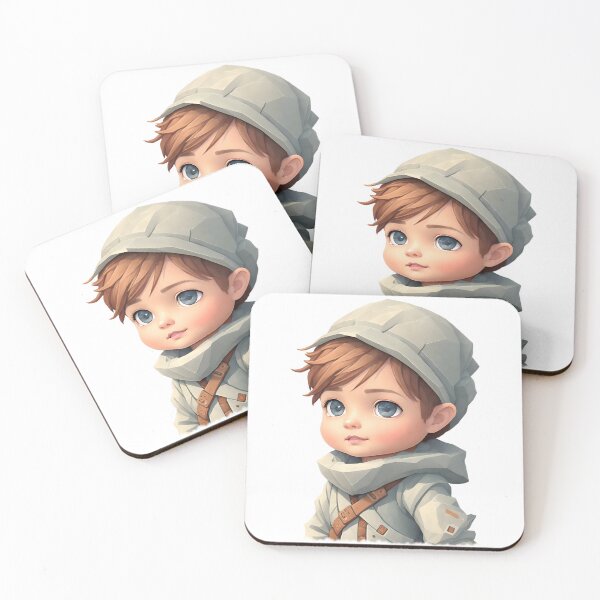 Item preview, Little boy hand painted with watercolor designed and sold by uil-dom-back.