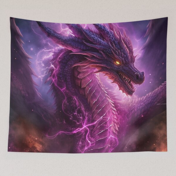 Item preview, Purple Lightning Dragon designed and sold by shanessie6.