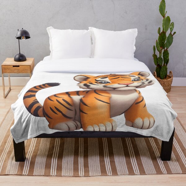 Item preview, Cute kawaii tiger cartoon designed and sold by RetroPrism.
