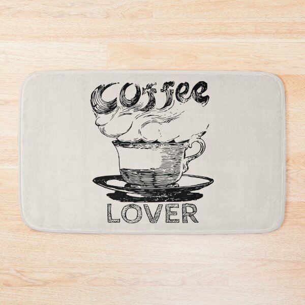 Item preview, Coffee Lover Fun Slogan, Monochrome Design designed and sold by TrulyEpoque.