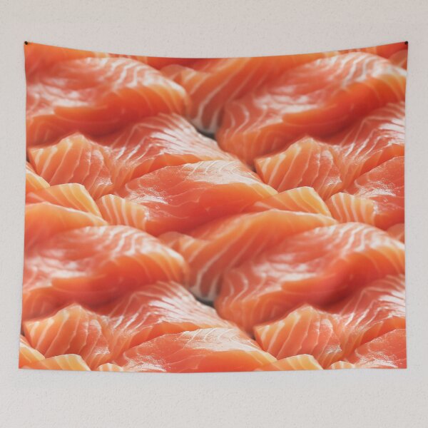 Item preview, Salmon fillets pattern 02 designed and sold by penney55.