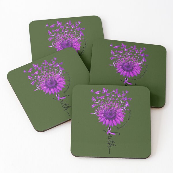 Item preview, Faith Butterfly Sunflower Fibromyalgia Awareness 	 	 designed and sold by fpcatchwma50.