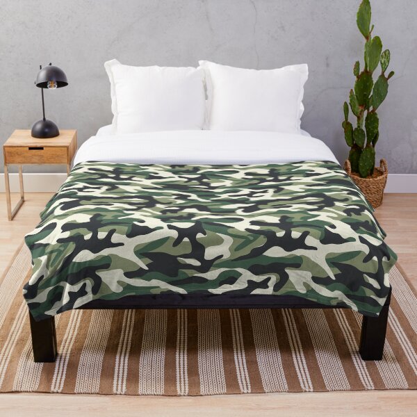 Item preview, Cool Custom Color Snowy Woods Woodland Style Camo Texture - Repeating Tiled Camouflage Digital Wallpaper designed and sold by ChattanoogaTee.