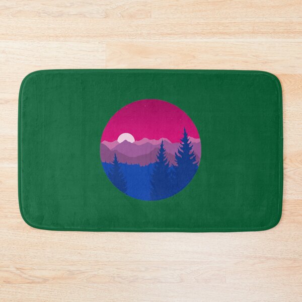 Item preview, Subtle Bisexual Pride Flag MountainscapeActive  designed and sold by tiendichvuu.