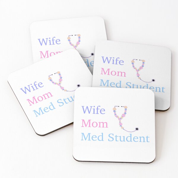 Item preview, Wife, Mom, Medical Student designed and sold by peachesandfizz.