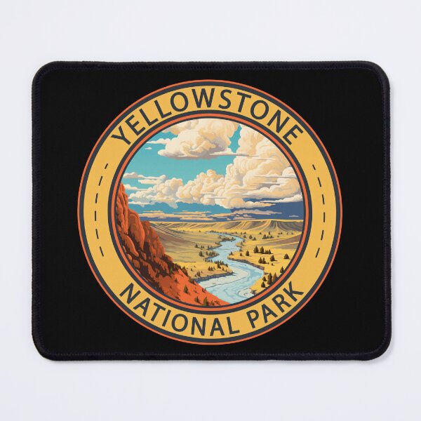 Item preview, Yellowstone National Park Hayden Valley Travel Art designed and sold by KrisSidDesigns.