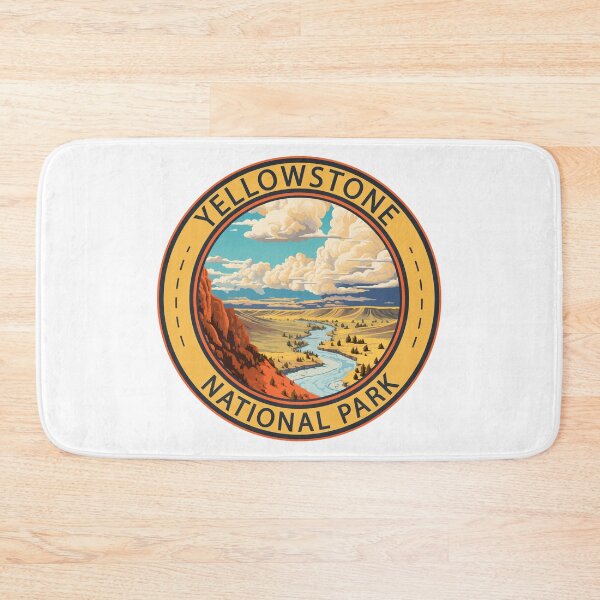 Item preview, Yellowstone National Park Hayden Valley Travel Art designed and sold by KrisSidDesigns.