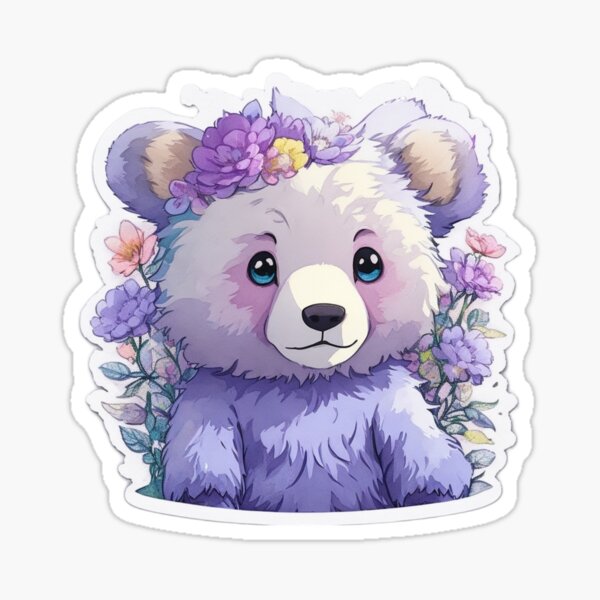 Dog wif Bear Hat Sticker for Sale by RoyalChump