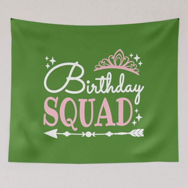 Item preview, Funny Birthday Squad Party Bday Queen Cute 	 	 	 	 designed and sold by kujehwrpn37.