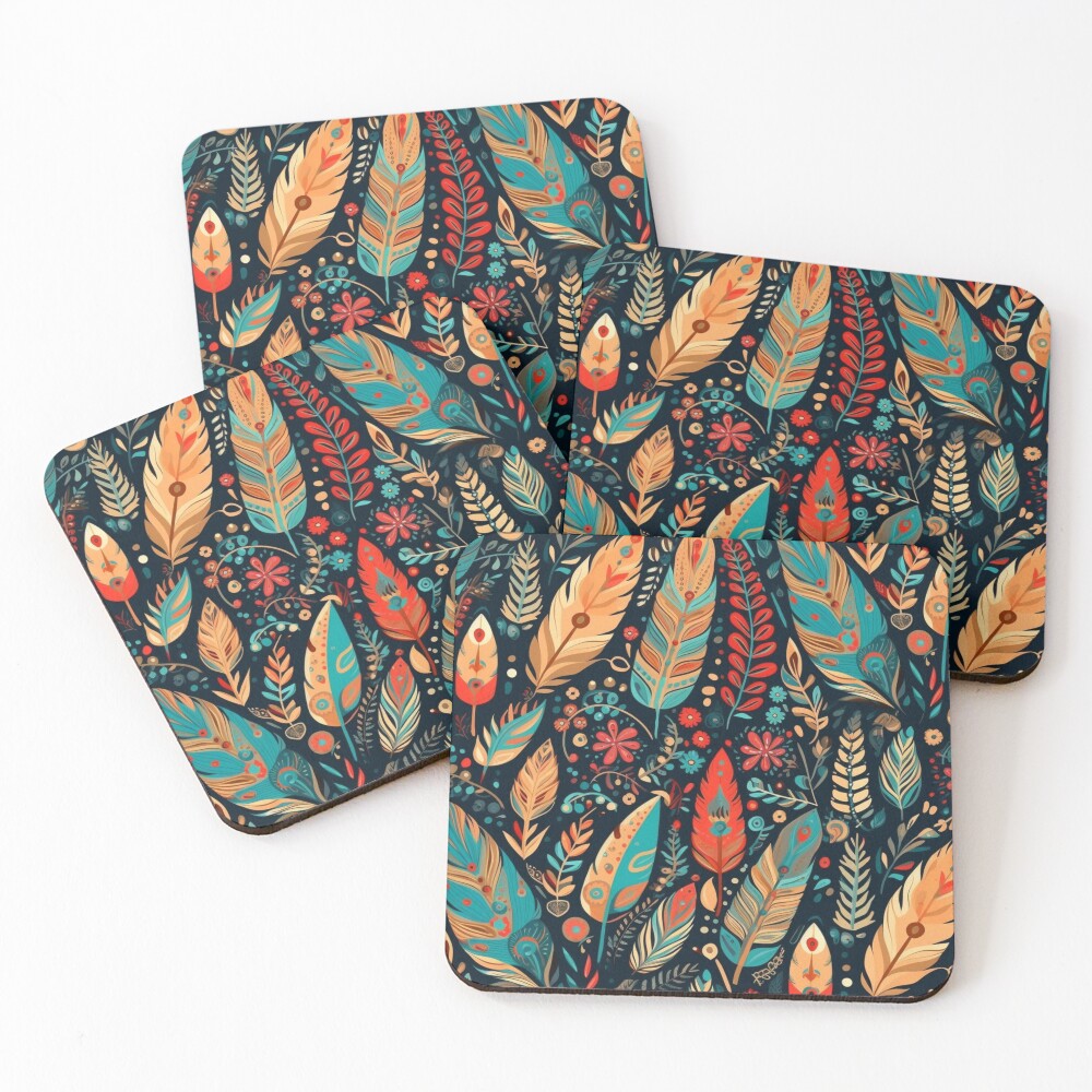 Item preview, Coasters (Set of 4) designed and sold by SaikoDesigns.