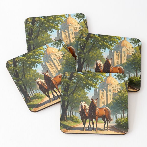 Item preview, Wooden City in anime style art  designed and sold by Animenet.