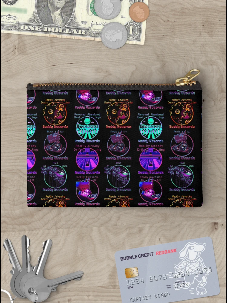 Thumbnail 3 of 4, Zipper Pouch, Raddy Records LP Pattern designed and sold by RainingLamppost.