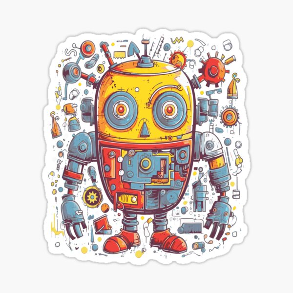 I ROBOT Sticker – Android Jones