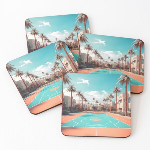 Item preview, Courtside Serenity: Nostalgic Hoop Haven designed and sold by PastelPalaceCo.