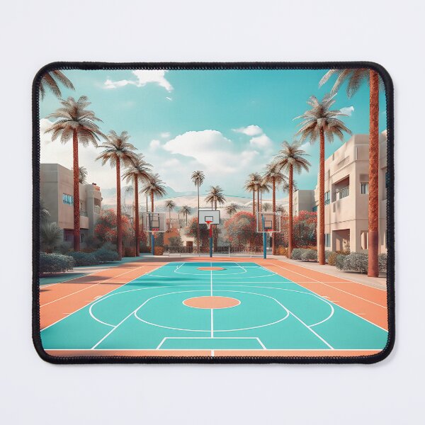 Item preview, Courtside Serenity: Nostalgic Hoop Haven designed and sold by PastelPalaceCo.