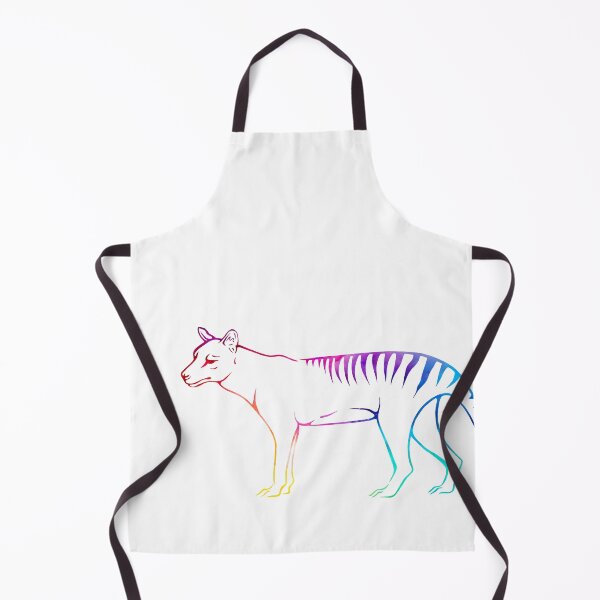 Item preview, Rainbow Tasmanian Tiger- Thylacine designed and sold by DittmannArts.