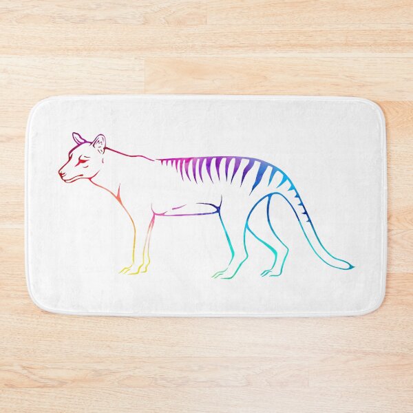 Item preview, Rainbow Tasmanian Tiger- Thylacine designed and sold by DittmannArts.