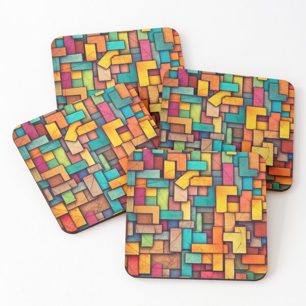 Item preview, Colorful Canvas Pattern designed and sold by ai-beyond.