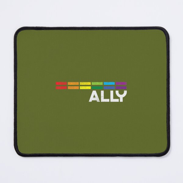Item preview, Proud Ally Bars Equality LGBTQ Rainbow Flag Gay Pride Ally 	 	 designed and sold by qiidyxiley94.