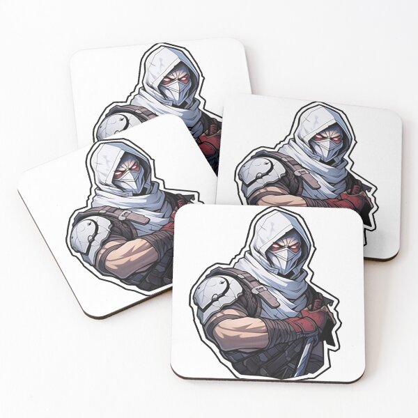 Item preview, Manga Combat White Ninja Sticker  designed and sold by Drahcnayel.