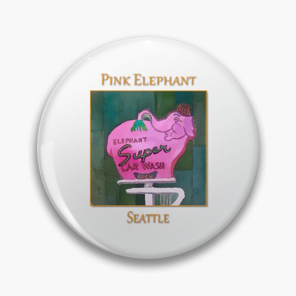 Item preview, Pink Elephant Neon Sign in Seattle - Welshdesigns  designed and sold by welshdesigns.