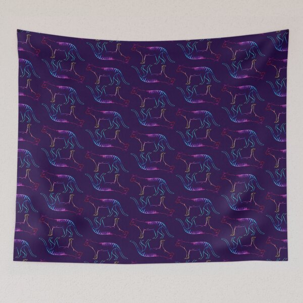 Item preview, Rainbow Tasmanian Tiger- Thylacine designed and sold by DittmannArts.