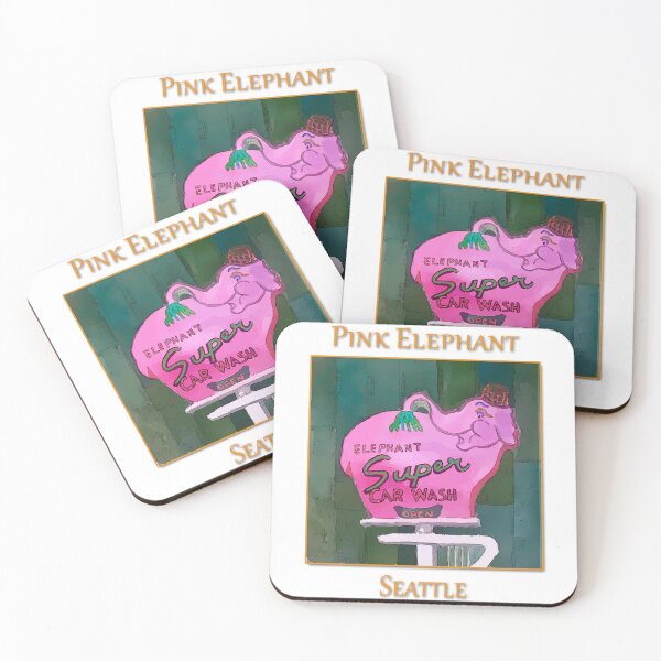 Item preview, Pink Elephant Neon Sign in Seattle - Welshdesigns  designed and sold by welshdesigns.