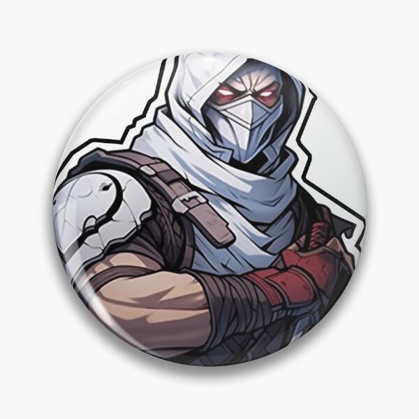 Item preview, Manga Combat White Ninja Sticker  designed and sold by Drahcnayel.